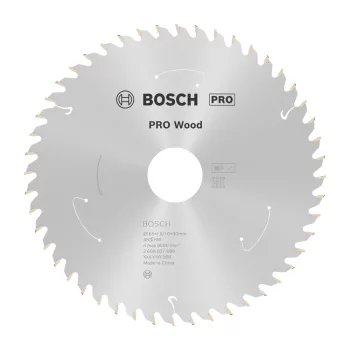   Bosch PRO Wood körfűrészlap akkus géphez, 165x1,5x30 mm 48 fog, kemény fa, forgácslap