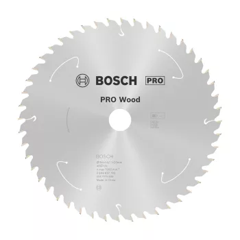   Bosch PRO Wood körfűrészlap akkus géphez, 184x1,6x20 mm 48 fog, kemény fa, forgácslap