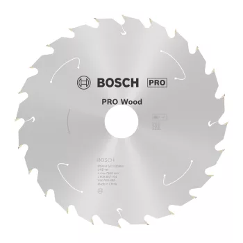   Bosch PRO Wood körfűrészlap akkus géphez, 190x1,6x20 mm 24 fog, kemény fa, forgácslap
