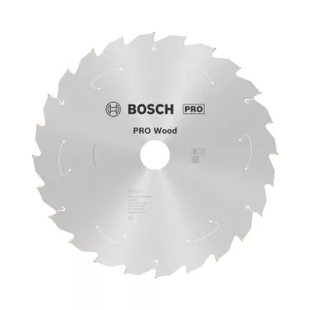   Bosch PRO Wood körfűrészlap akkus géphez, 250x2,2x30 mm 24 fog, kemény fa, forgácslap