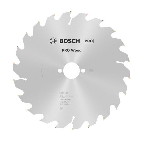 Bosch PRO Wood körfűrészlap, 216x2,6x30 mm 22 fog, kemény fa, rétegelt lemez, forgácslap