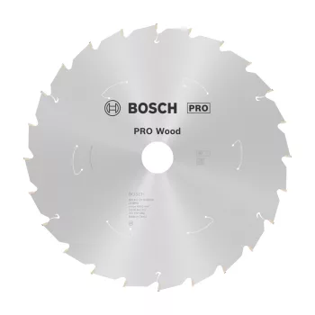   Bosch PRO Wood körfűrészlap akkus géphez, 254x2,2x30 mm 24 fog, kemény fa, forgácslap