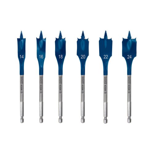 Bosch EXPERT Self Cut lapos marófúró készlet, 6db 14; 16; 18 ; 20; 22; 24x152