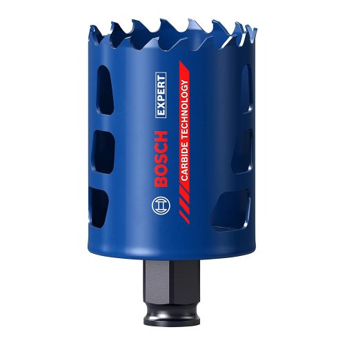 Bosch EXPERT Tough Material keményfémfogú körkivágó, 51x60 mm fém, fa, tégla, műanyag, inox