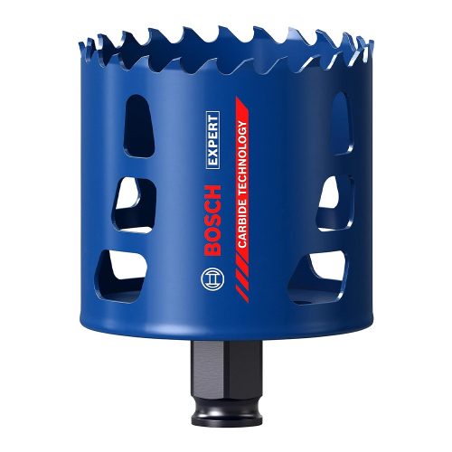 Bosch EXPERT Tough Material keményfémfogú körkivágó, 73x60 mm fém, fa, tégla, műanyag, inox