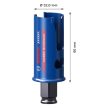 Bosch EXPERT Construction Material körkivágó  32x60 mm 1 1/4" puhafa, tégla, műanyag, GFK, CFK