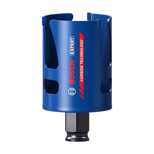 Bosch EXPERT Construction Material körkivágó  57x60 mm 2 1/4" puhafa, tégla, műanyag, GFK, CFK