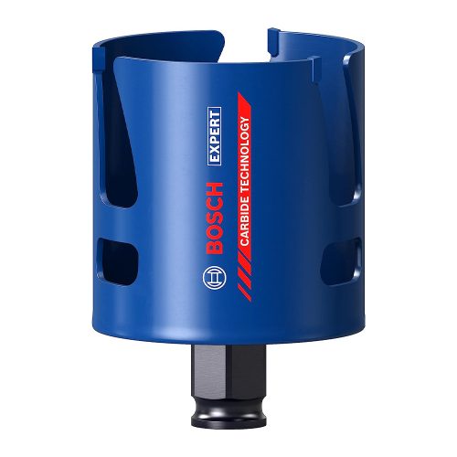Bosch EXPERT Construction Material körkivágó  64x60 mm 2 1/2" puhafa, tégla, műanyag, GFK, CFK
