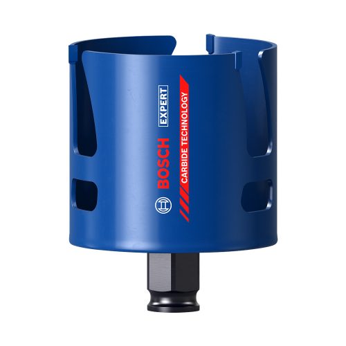 Bosch EXPERT Construction Material körkivágó  70x60 mm 2 3/4" puhafa, tégla, műanyag, GFK, CFK