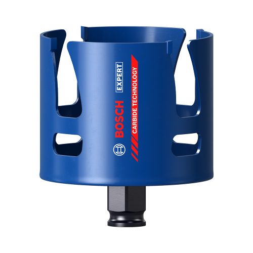 Bosch EXPERT Construction Material körkivágó  86x60 mm 3 3/8" puhafa, tégla, műanyag, GFK, CFK