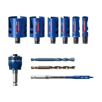   Bosch EXPERT Construction Material plumber szett, 10 részes 20,25,32,38,51,64mm
