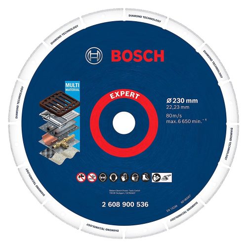 Bosch fémvágó gyémánttárcsa 230x22.23mm
