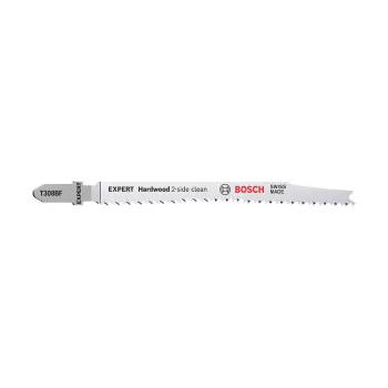   Bosch EXPERT T 308 BF clean szúrófűrészlap 117mm, 3 db keményfa, műanyag bevonatú fa (Regisztrációval akár ajándék is elérhető!)