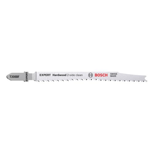 Bosch EXPERT T 308 BF clean szúrófűrészlap 117mm, 5 db keményfa, műanyag bevonatú fa