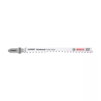   Bosch EXPERT T 308 BFP clean szúrófűrészlap merőleges 117mm, 3 db keményfa, műanyag bevonatú fa (Regisztrációval akár ajándék is elérhető!)