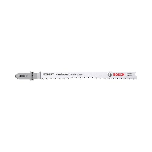 Bosch EXPERT T 308 BFP clean szúrófűrészlap merőleges 117mm, 5 db keményfa, műanyag bevonatú fa