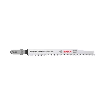   Bosch EXPERT T 308 B szúrófűrészlap 117mm, 3 db tömör fa bútorlap, rétegelt lemez (Regisztrációval akár ajándék is elérhető!)