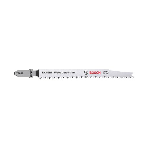 Bosch EXPERT T 308 B szúrófűrészlap 117mm, 3 db tömör fa bútorlap, rétegelt lemez