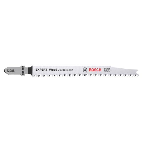 Bosch EXPERT T 308 B szúrófűrészlap 117mm, 5 db tömör fa bútorlap, rétegelt lemez