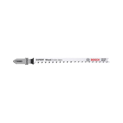 Bosch EXPERT T 308 BO szúrófűrészlap (íves), 117mm, 3 db tömör fa bútorlap, rétegelt lemez