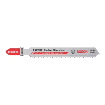   Bosch EXPERT T 108 BHM keményfém fogazású szúrófűrészlap 92mm, 3 db szálerősített műanyag