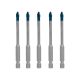 Bosch EXPERT HEX-9 HARD CERAMIC 5db-os fúrószár készlet 5 mm fúrószárkészletek