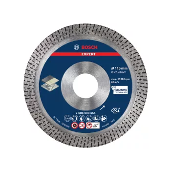   Bosch EXPERT HardCeramic gyémánt vágótárcsa 115x1,4 mm, 22,23, nagy pontosság kemény csempéhez (Regisztrációval akár ajándék is elérhető!)