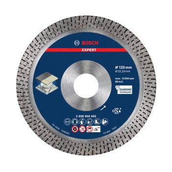   Bosch EXPERT HardCeramic gyémánt vágótárcsa 125x1,4 mm, 22,23, nagy pontosság kemény csempéhez