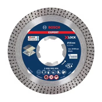   Bosch EXPERT X-LOCK,M14 Gyémánt vágótárcsa Best HardCeramic 85x22,23 1,8 10mm (Regisztrációval akár extra értékes ajándék is elérhető!)