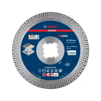   Bosch EXPERT X-LOCK,M14 Gyémánt vágótárcsa Best HardCeramic 125x22,23 1,8 10mm (Regisztrációval akár ajándék is elérhető!)