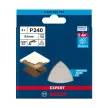 Bosch EXPERT M480 csiszolóháló deltacsiszolóra és multifunkciós rezgőfűrészre, 5db 93xG240