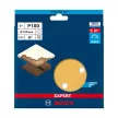 Bosch EXPERT C470 csiszolópapír excentercsiszolókhoz, fa, festék 150mm, G100, 5db