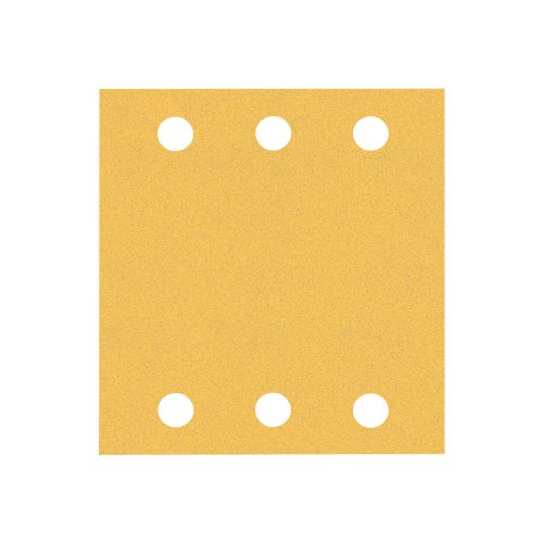 Bosch EXPERT C470 csiszolópapír rezgőcsiszolókhoz, fa, festék 115x107mm, G120, 6 lyuk, 10db