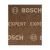 Bosch EXPERT N880 csiszolófilc, Coarse, 2 db 115x140 mm, durva, Alox kézi csiszoláshoz