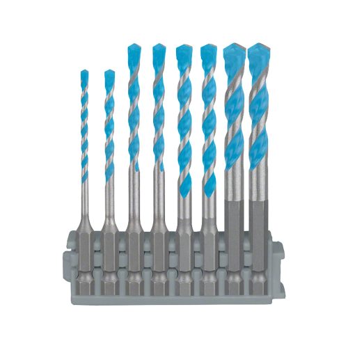 Bosch EXPERT HEX-9 MultiConstruction többcélú fúró készlet, 8 db 3, 4, (2x)5, (2x)6, (2x)8mm