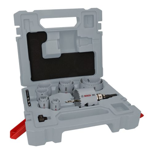 Bosch PRO Multi Material Q-Lock körkivágó készlet, 15 részes, 20,22,25,32,35,40,44,51,60,68,76mm