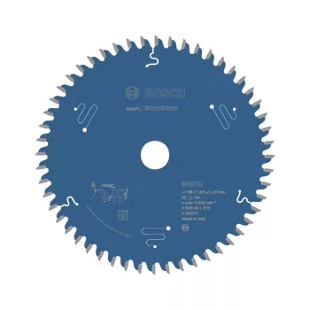   Bosch EXPERT körfűrészlap 168x1,8/1,2 20mm, T52 fog kézi fűrészekhez, alumínium, nemvasfém (Regisztrációval akár ajándék is elérhető!)