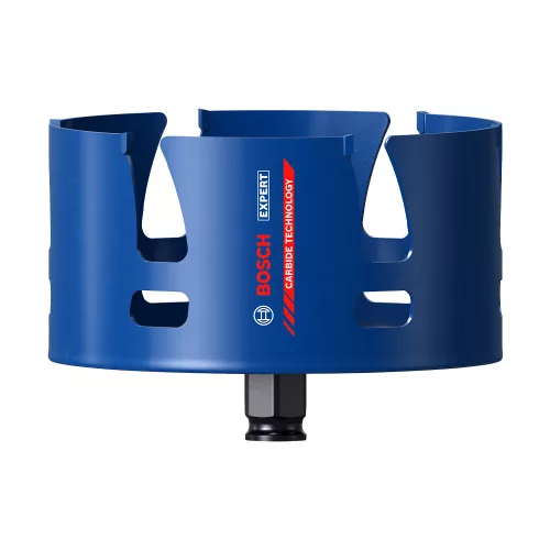 Bosch EXPERT Construction Material körkivágó  121x60 mm 4 1/2" puhafa, tégla, műanyag, GFK, CFK