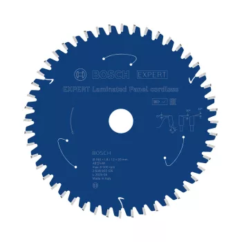   Bosch EXPERT körfűrészlap 160x1,8/1,2x20mm, T48 fog akkus kézi fűrészekhez, parkettához