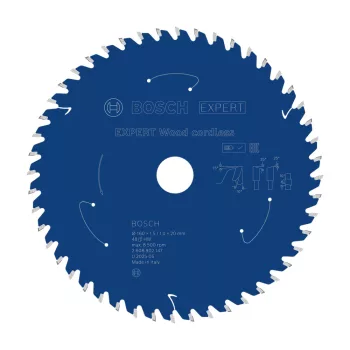   Bosch EXPERT Wood körfűrészlap akkumulátoros körfűrészekhez 160x1,5/1,0 20 mm, T48 fog, fához