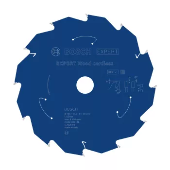   Bosch EXPERT Wood körfűrészlap akkumulátoros körfűrészekhez 165x1,5/1,1 20 mm, T12 fog, fához