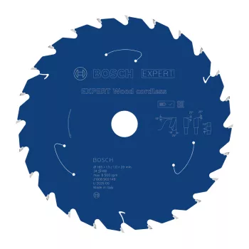   Bosch EXPERT Wood körfűrészlap akkumulátoros körfűrészekhez 165x1,5/1,2 20 mm, T24 fog, fához