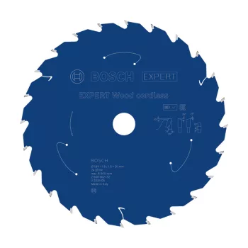   Bosch EXPERT Wood körfűrészlap akkus körfűrészekhez 184x1,6/1,0 20/16 mm, T24 , fához