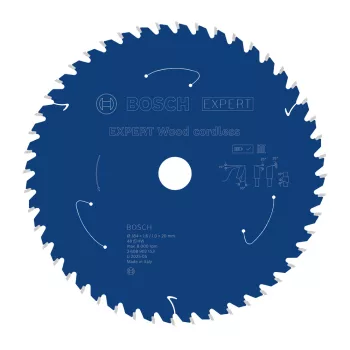   Bosch EXPERT Wood körfűrészlap akkus körfűrészekhez 184x1,6/1,0 20/16 mm, T48 , fához