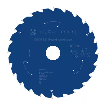   Bosch EXPERT Wood körfűrészlap akkus körfűrészekhez 190x1,5/1,0 30/20 mm, T24 , fához