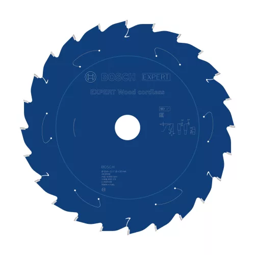 Bosch EXPERT Wood körfűrészlap akkumulátoros 254x2,1/1,6 30mm, T24 fog, puhafa, keményfa