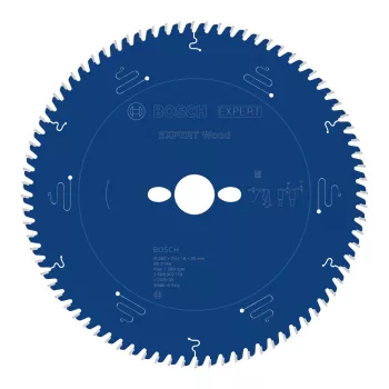   Bosch EXPERT Wood körfűrészlap 260x2,8/1,8 30 T80 fog, ATB asztali fűrészekhez, fához