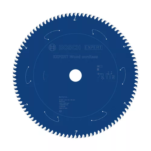 Bosch EXPERT Wood körfűrészlap akkus gérvágó fűrészekhez 305x2,2/1,6 30 mm, T96 , fához