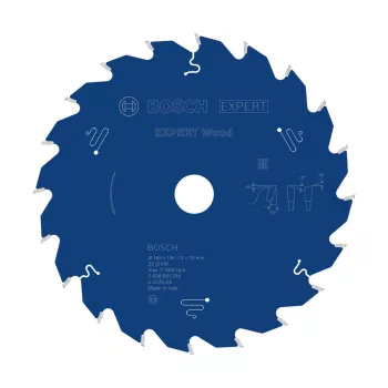   Bosch EXPERT Wood körfűrészlap akkumulátoros körfűrészekhez 165x1,8/1,3 20 mm; T20 fog, fához