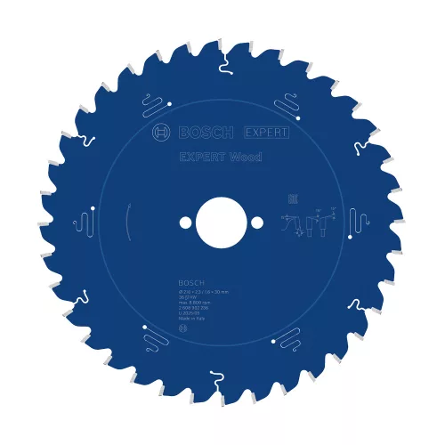Bosch Expert for Wood körfűrészlap 216 x 2,3/1,6 x 30 mm, T=36